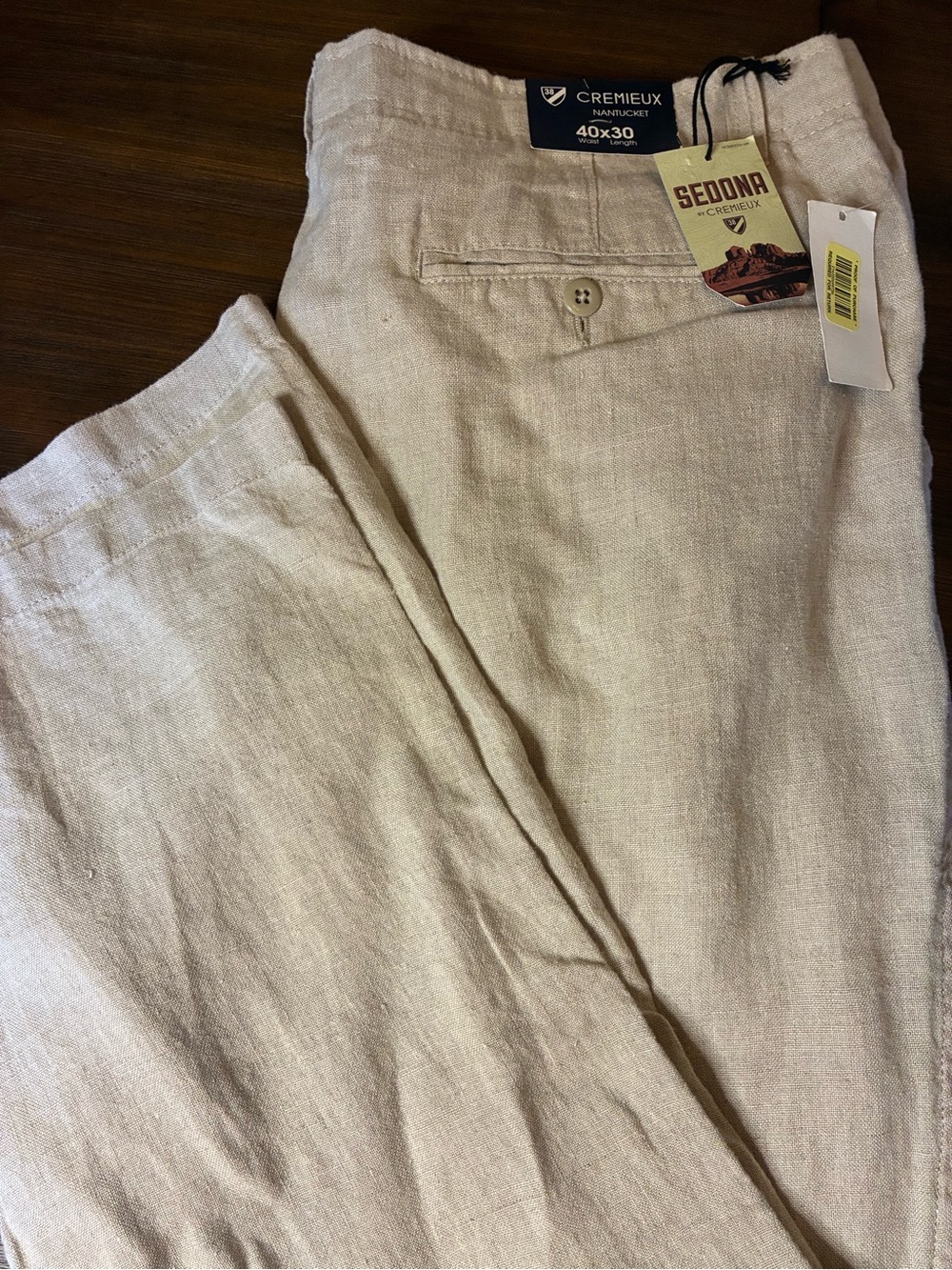 Daniel Cremieux Sedona Linen Chinos in Light Beige